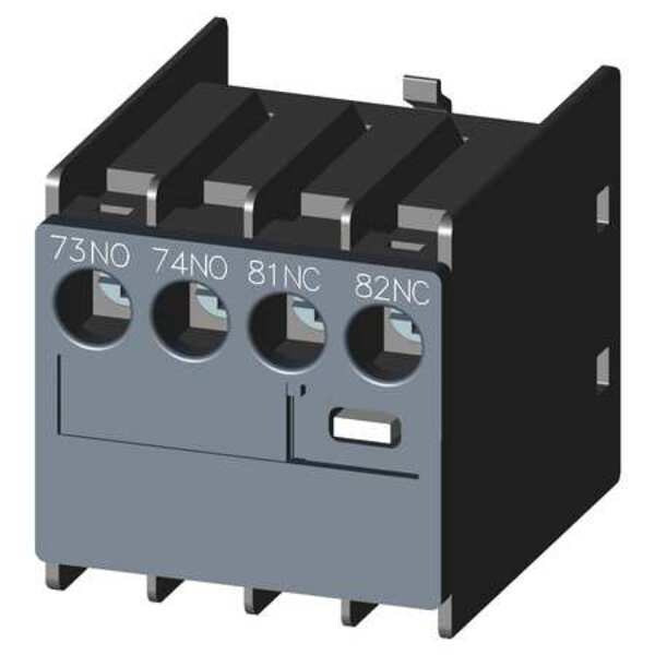 Siemens Auxiliary Contact Block,1NO,1NC 3RH29111LA11