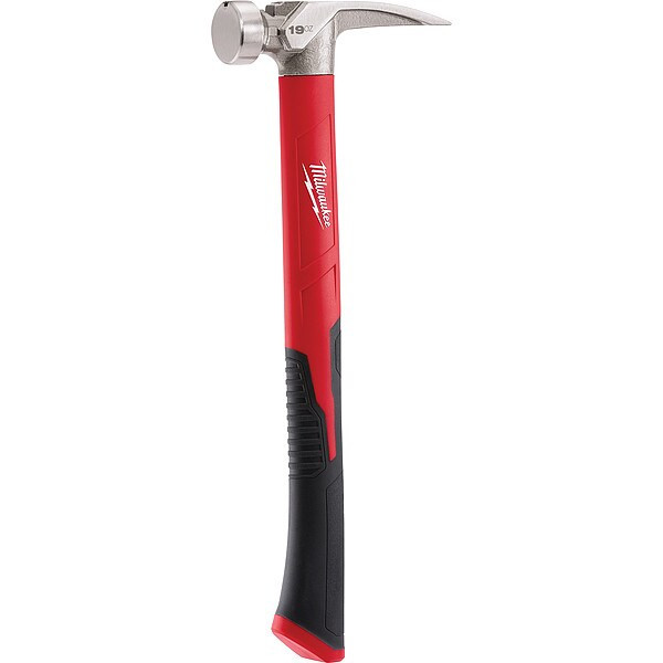 Milwaukee Tool 19 oz Smooth Face Poly/Fiberglass Handle Hammer 48-22-9316