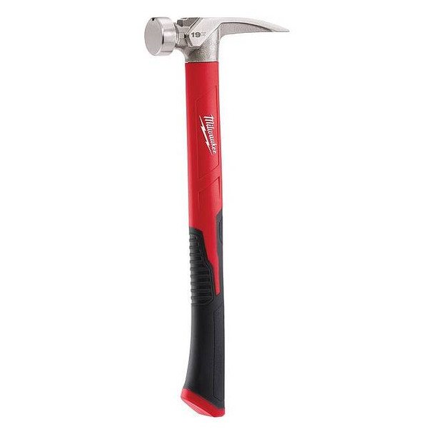 Milwaukee Tool 19 oz Smooth Face Poly/Fiberglass Handle Hammer 48-22-9316