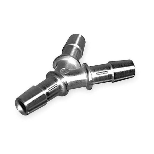 Eldon James 3/8" Barbed 316L SS Wye Connector Sch 10 YO-6SS