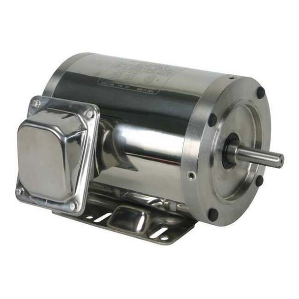 Dayton Washdown Motor,3 Ph,TENV,1/2 HP,1155 rpm 6WY30