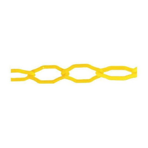 Manufacturer Varies Plastic Chain, Yellow, 50 ft Length, Gloss 53002-50