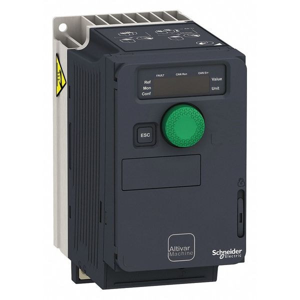 Schneider Electric Variable Frequency Drive,1/2 HP,3.3A ATV320U04M2C