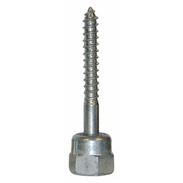 SAMMYS Vertical Rod Hanger, Wood, 1/4 in Size, 3" L, Steel Zinc-Climaseal, 25 PK