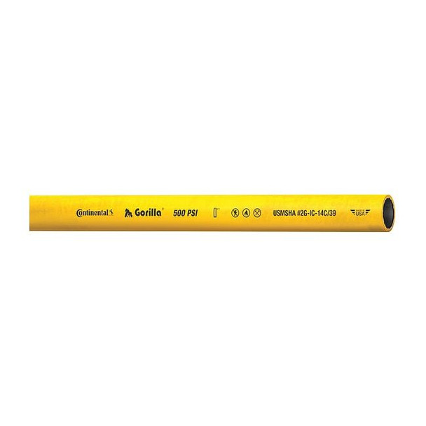 Continental Air Hose,1/2" ID x 50 ft.,Yellow GOR05050-50-G