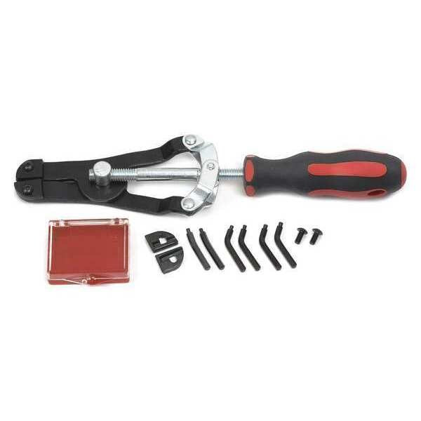 9-1/2" Heavy-Duty Interchangeable Tip Convertible Snap Ring Pliers