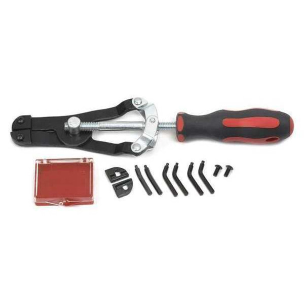 9-1/2" Heavy-Duty Interchangeable Tip Convertible Snap Ring Pliers