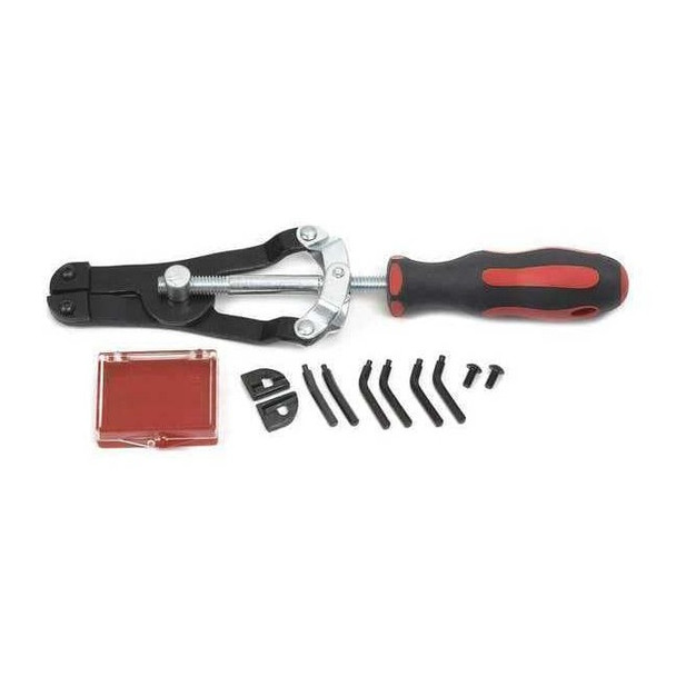 9-1/2" Heavy-Duty Interchangeable Tip Convertible Snap Ring Pliers