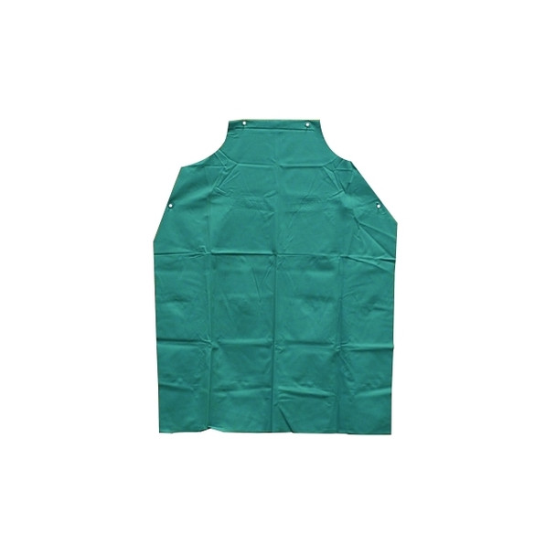 Bib Apron, 45 in x 35 in, Vinyl, Green