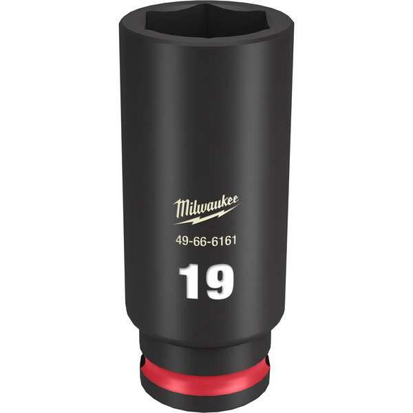 19mm SHOCKWAVE Impact Duty 3/8 in. Drive Deep Well 6 Point Impact Socket