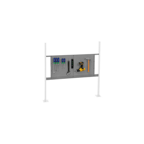 Global Industrial 36"" Pegboard Panel Kit Gray