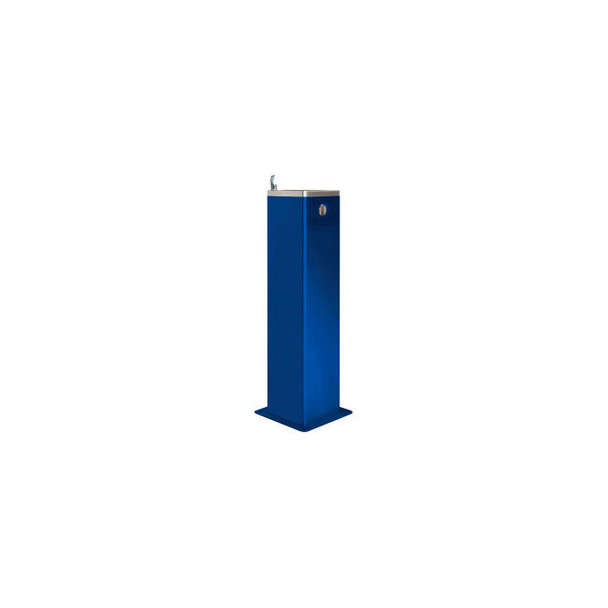 Global Industrial Outdoor Pedestal Drinking w/ Filter Blue