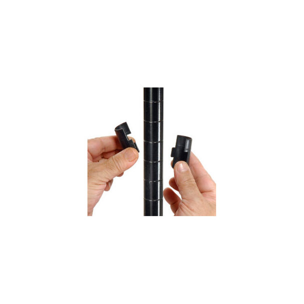 Nexel Black Epoxy Post 34""H - 4 Pack