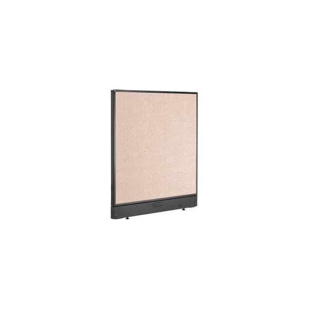Interion Electric Office Partition Panel 36-1/4""W x 46""H Tan