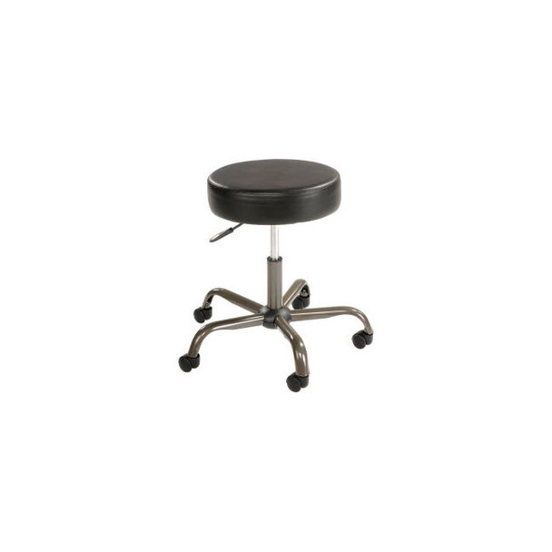 Interion Antimicrobial Vinyl Medical Stool Black