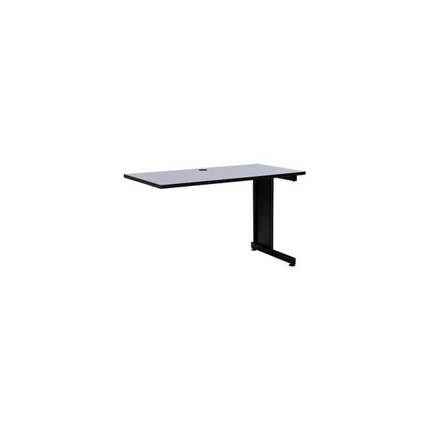 Interion 48"" Right Handed Return Table Gray