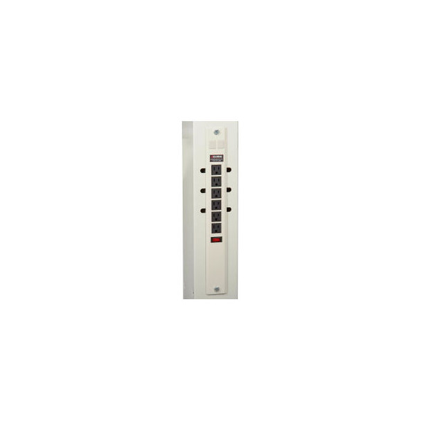 Global Industrial Power Kit for 68""H and 81""H Orbit Posts - Beige