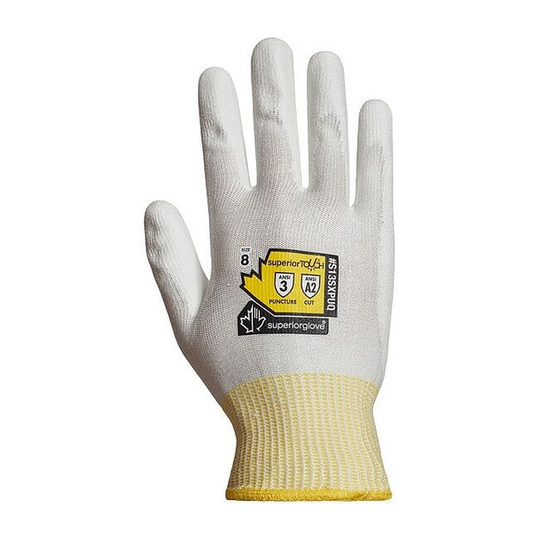 Cut-Resistant Gloves, Cut Level A2 ,Dipped ,Nitrile ,Smooth ,9 1 PR