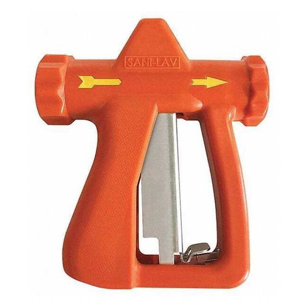 Sani-Lav Spray Nozzle, 3/4" Female, 150 psi, 8.9 gpm, Safety Orange NP1