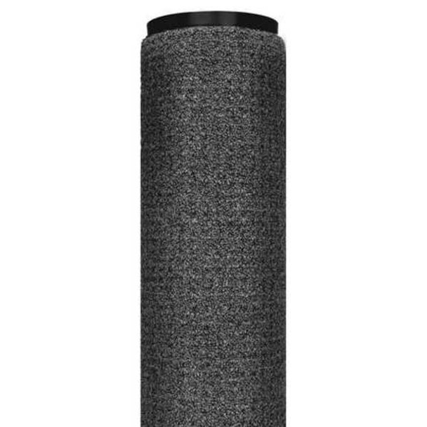 Entrance Mat, Polypropylene, 3/8 in Thick, Charcoal, 3 ft W x 5 ft L
