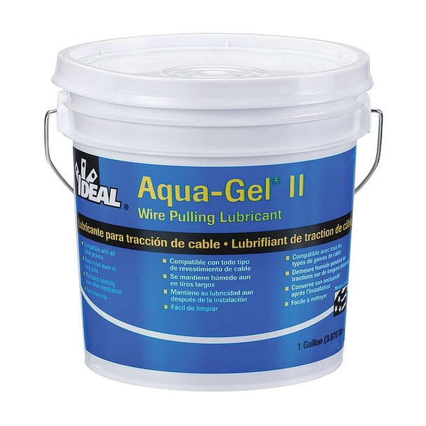 Ideal Wire Pulling Lubricant,1 gal Bucket,Blue 31-371