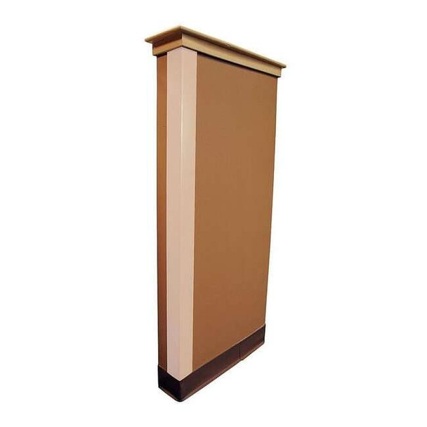 Manufacturer Varies Corner Guard, Almond, 2"W X 96"H 19F842
