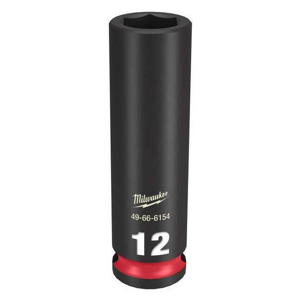 12mm SHOCKWAVE Impact Duty 3/8 in. Drive Deep Well 6 Point Impact Socket