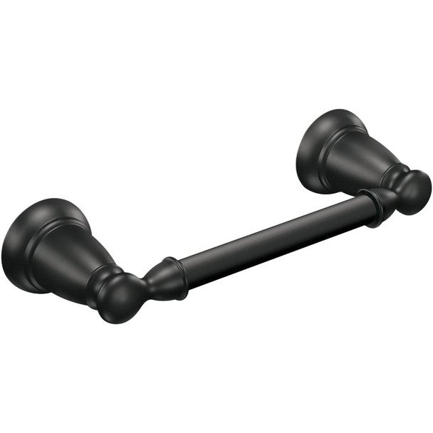 Moen Banbury Pivoting Wall Mount Paper Holder, Matte Black Y2608BL