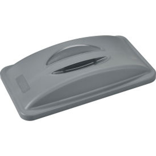 Global Industrial Solid Lid With Handle Gray