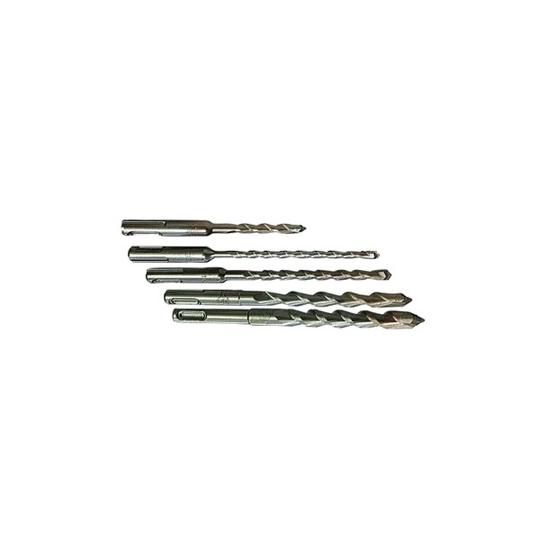 Rock Carbide SDS+ Bit Sets, 5 Pieces, Assorted