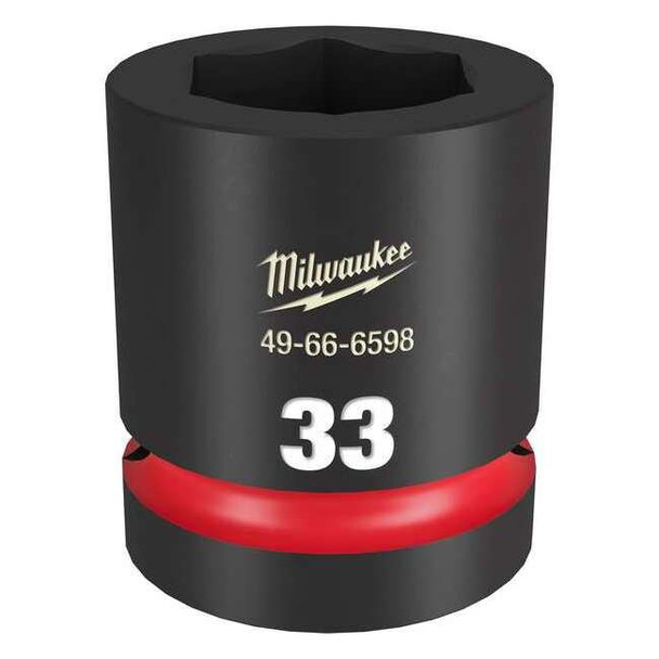 33mm SHOCKWAVE Impact Duty 1 in. Drive Standard 6 Point Impact Socket