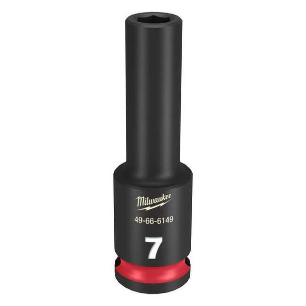 7mm SHOCKWAVE Impact Duty 3/8 in. Drive Deep Well 6 Point Impact Socket