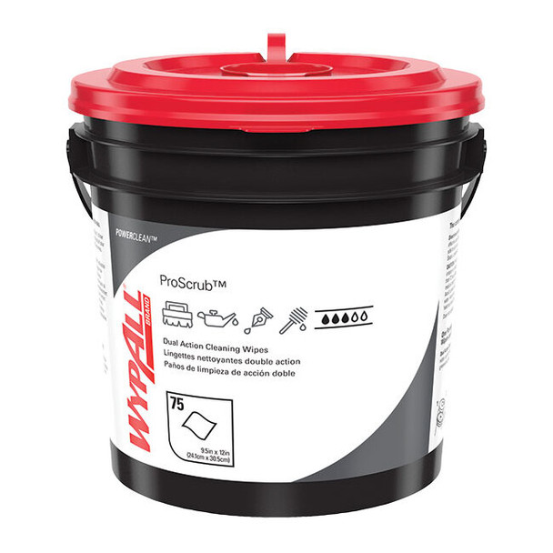 WypAll* Power Clean ProScrub™ Waterless Hand Wipes