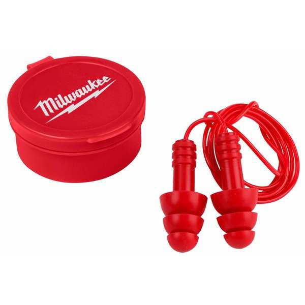 Milwaukee Tool 3PK Reusable Corded Earplugs 48-73-3151