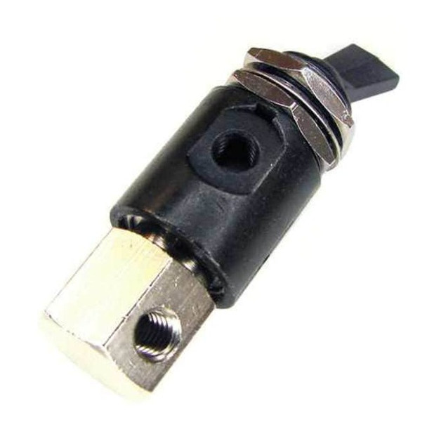 Pneumadyne Toggle Valve,3 Way,NC,Brass H0-30-3