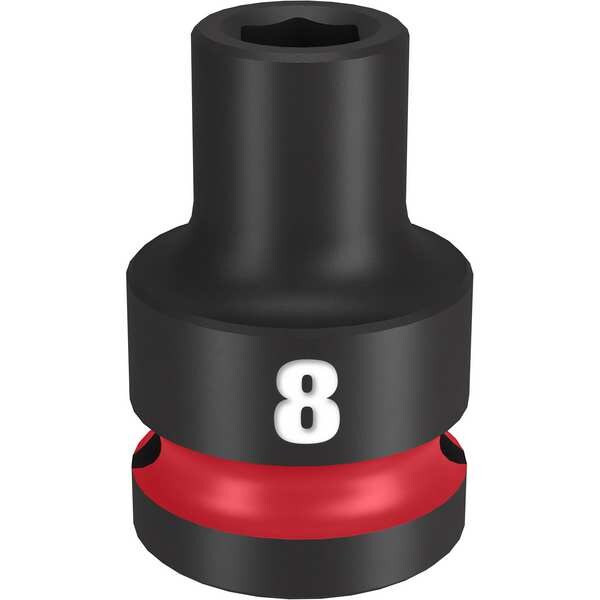 8mm SHOCKWAVE Impact Duty 1/2 in. Drive Standard 6 Point Impact Socket
