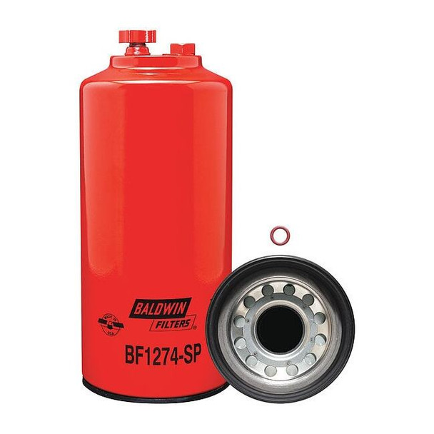 Baldwin Filters Fuel Filter,11-5/8 x 4-21/32 x 11-5/8 In BF1274SP