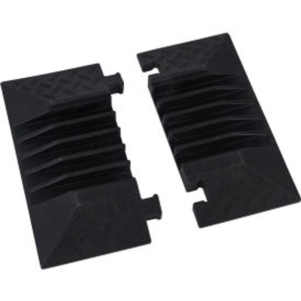 End Cap for Global Industrial 5-Channel Industrial Cable Protectors