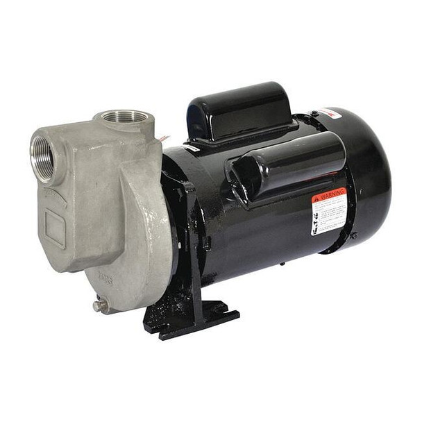 Dayton Centrifugal Pump, 1 hp, 115/208 to 230V AC, 1 Phase, 52 ft Max Head 2ZXT1