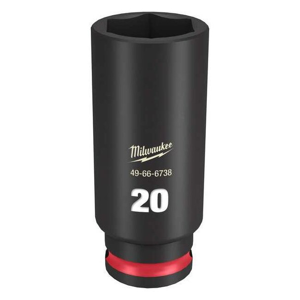 20mm SHOCKWAVE Impact Duty 3/8 in. Drive Deep Well 6 Point Socket