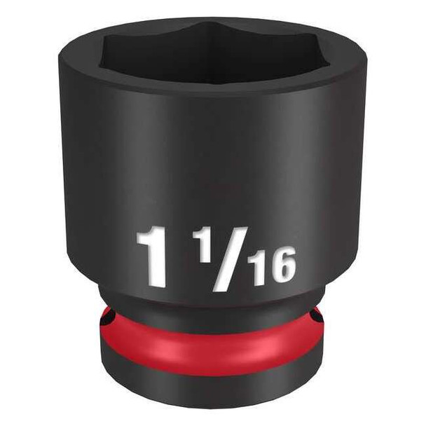 1-1/16 in. SHOCKWAVE Impact Duty 1/2 in. Drive Standard 6 Point Impact Socket