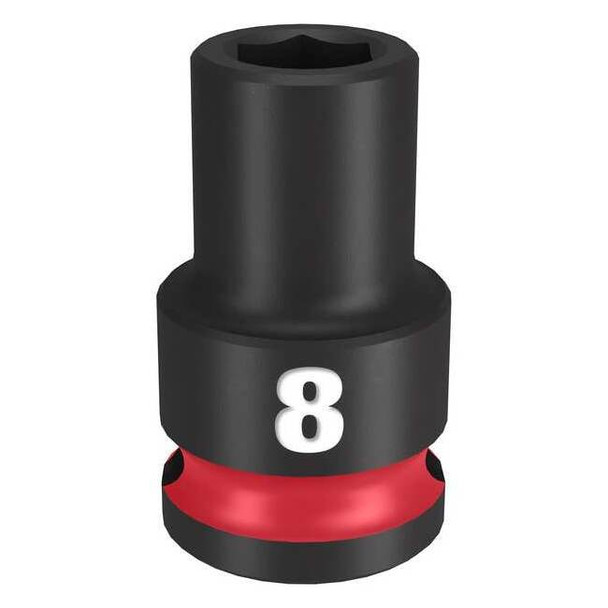 8mm SHOCKWAVE Impact Duty 3/8 in. Drive Standard 6 Point Impact Socket