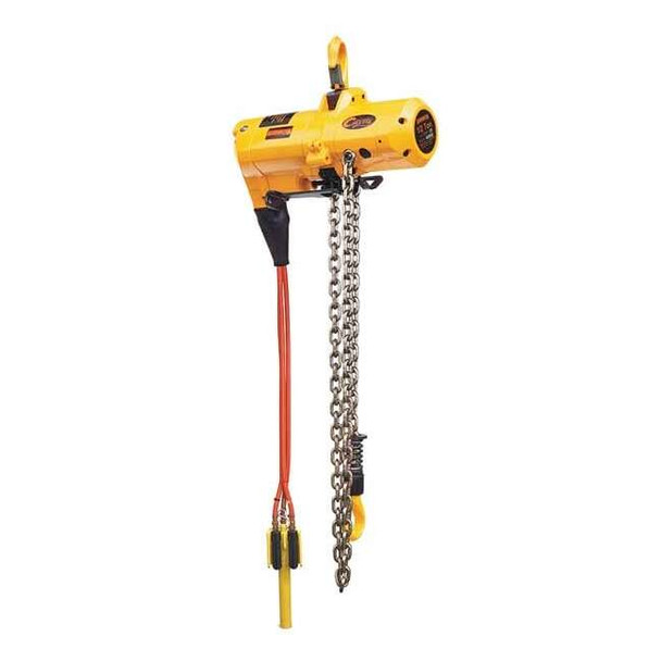 Harrington Air Chain Hoist,1000 lb. Cap.,15 ft. Lft TCS500P-15