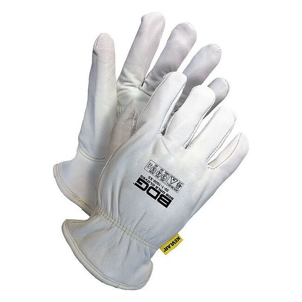 Bdg Cut-Resistant Leather Gloves, Cut Level A4 ,M 1 PR 20-1-1600-M-K