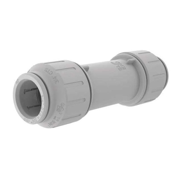 John Guest Strt,Plastic,Push-Fit1/2",Push-Fit1/2" 1/2SCP