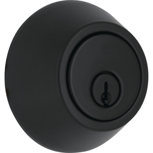 Steel Pro Matte Black Single Cylinder Deadbolt DB9X91