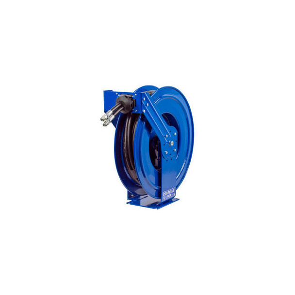Coxreels TDMP-N-450 1/2""x50' 2500 PSI Spring Retractable Dual Hydraulic Hose Re