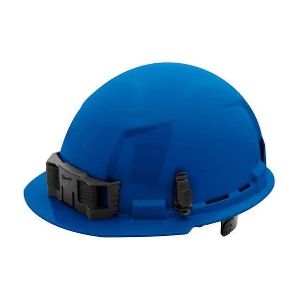 BOLT Blue Front Brim Hard Hat w/6pt Ratcheting Suspension - Type 1, Class E