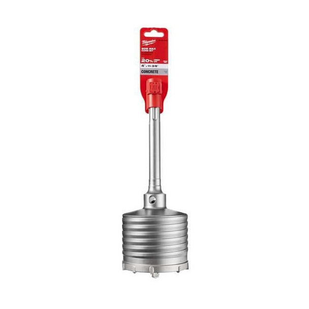 Milwaukee Tool 4 in. x 11-3/8 in. One Piece SDS-MAX Masonry Core Bit 48-20-5432