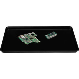 Global Industrial Conductive ESD Tray 26""L x 18""W Black